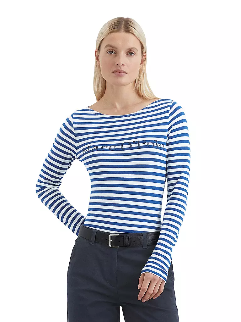 MARC O'POLO | Camiseta de manga larga | Azul