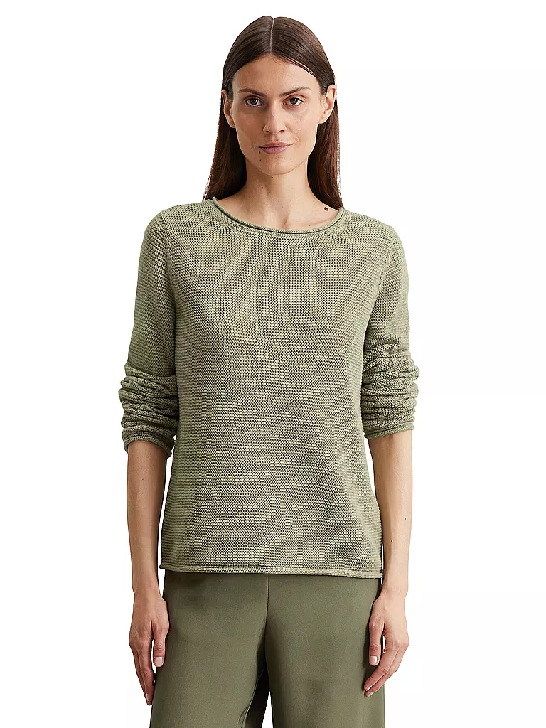 MARC O'POLO | Camiseta de manga larga | Verde claro