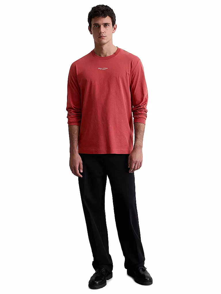 MARC O'POLO | Camiseta de manga larga | Rojo