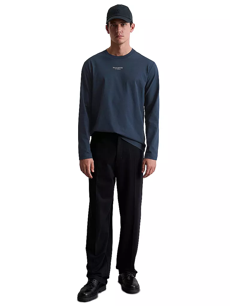 MARC O'POLO | Camiseta de manga larga | Azul