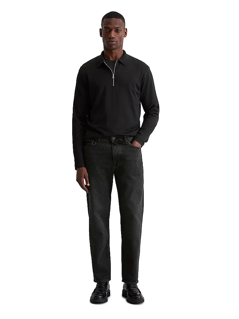 MARC O'POLO | Camiseta de manga larga | Negro