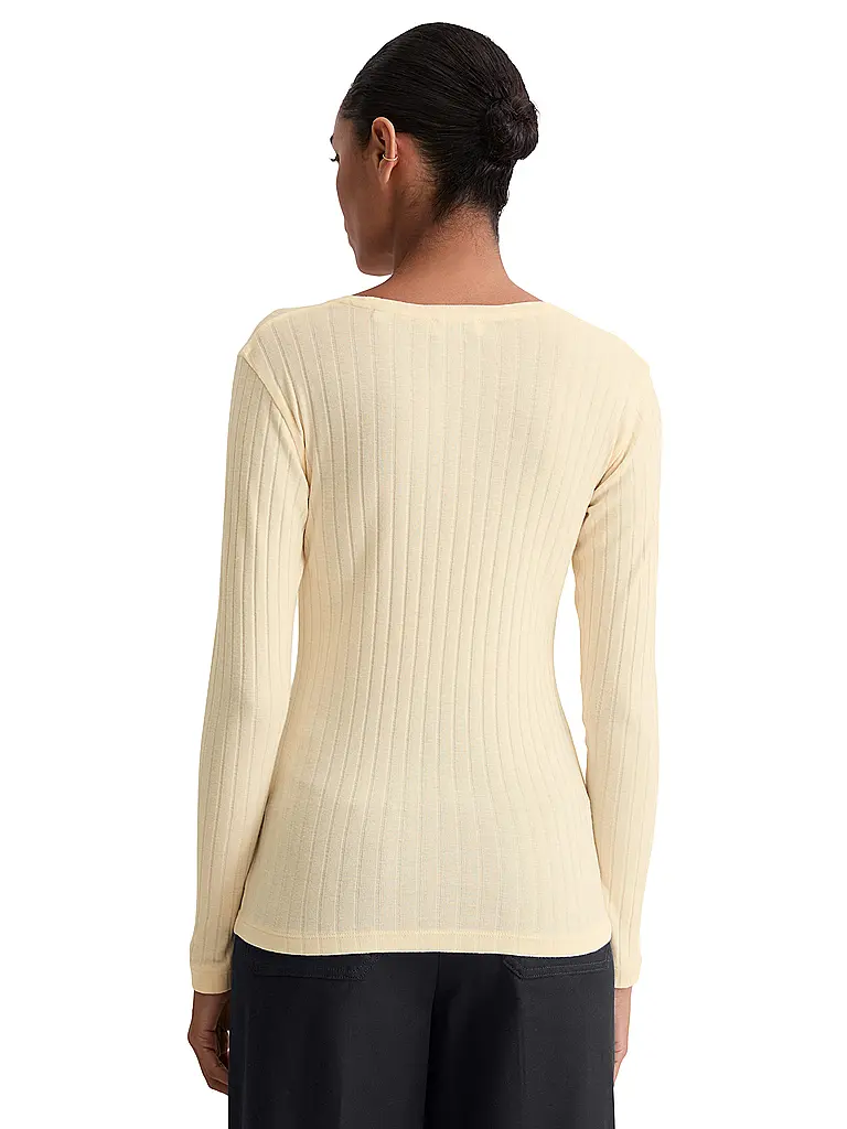 MARC O'POLO | Camiseta de manga larga | Crema