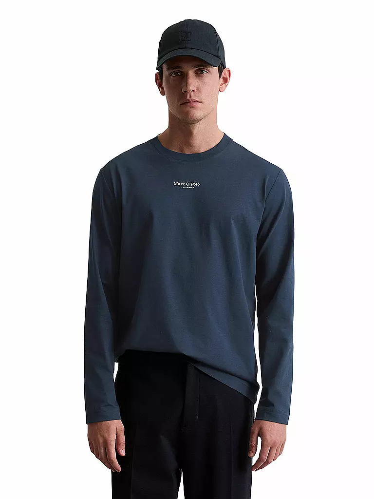 MARC O'POLO | Camiseta de manga larga | Azul