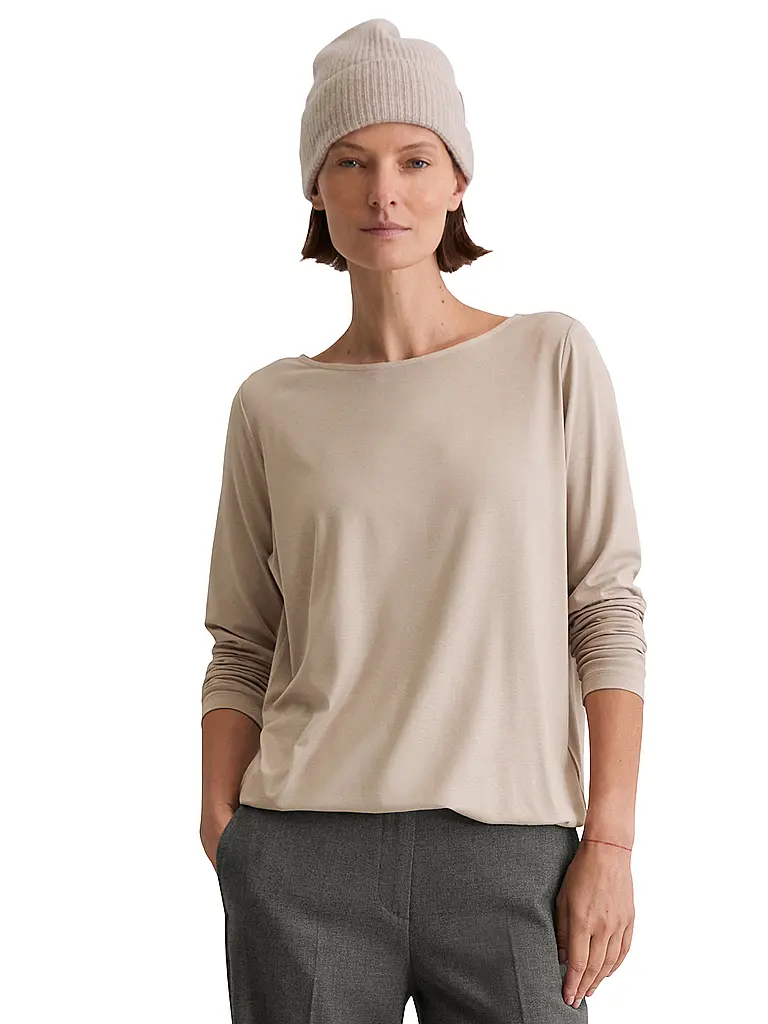 MARC O'POLO | Camiseta de manga larga | Beige