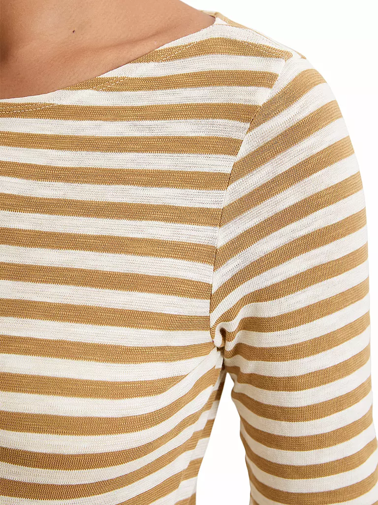 MARC O'POLO | Camiseta de manga larga | Marrón claro