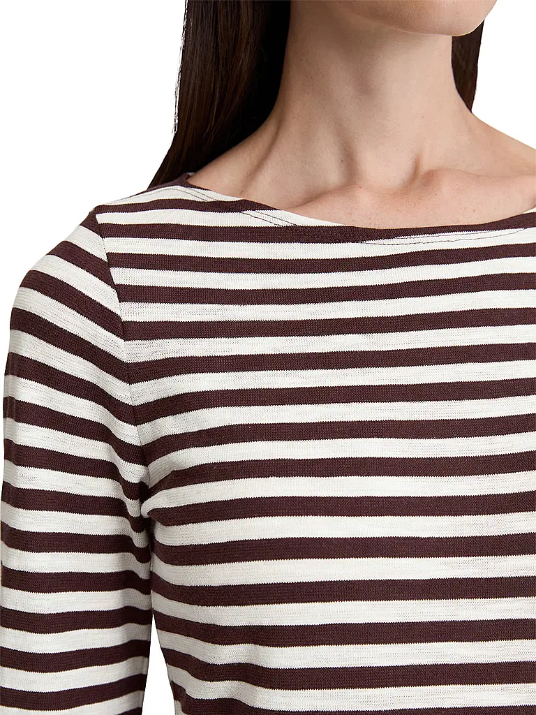 MARC O'POLO | Camiseta de manga larga | Rojo oscuro