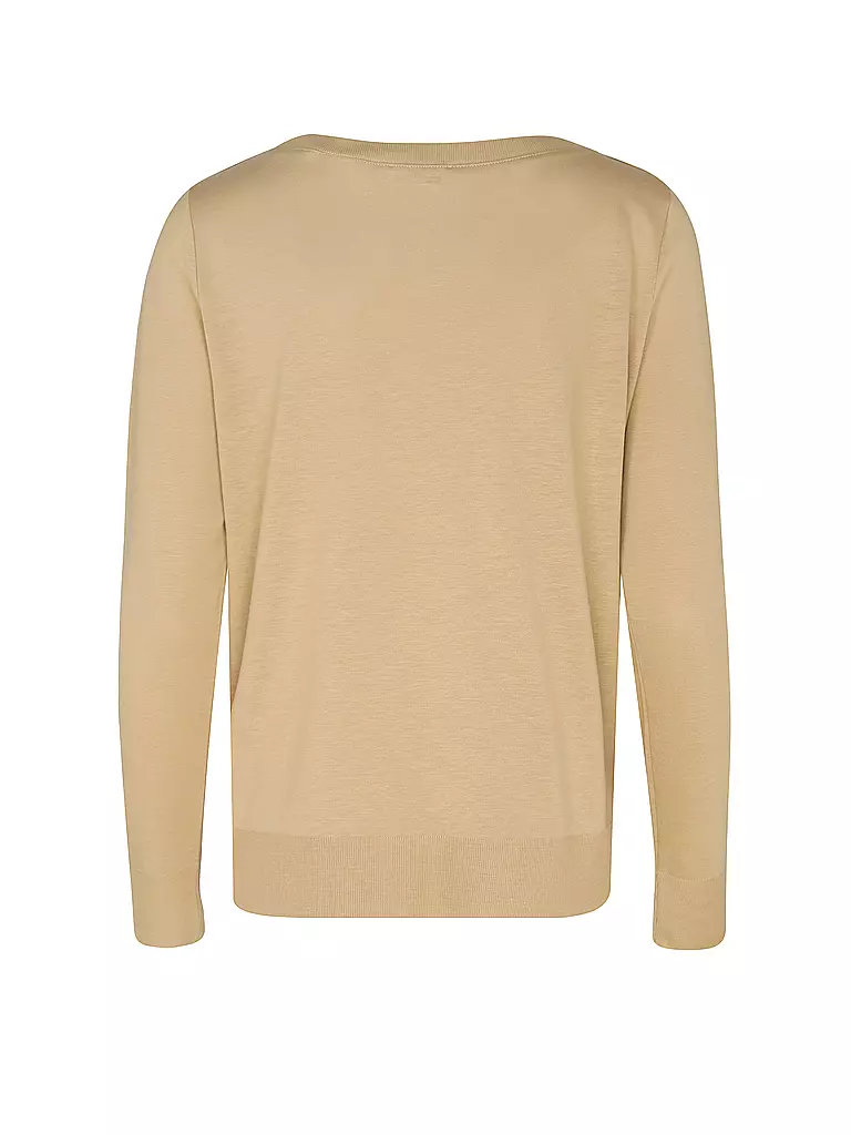 MARC O'POLO | Camiseta de manga larga | Marrón claro