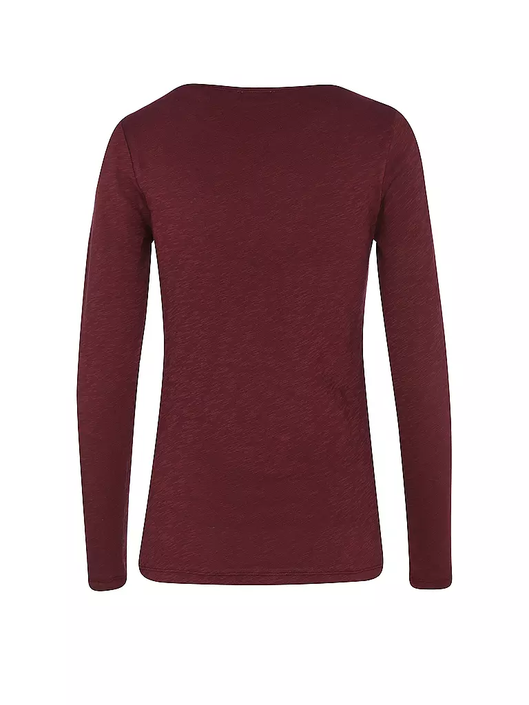 MARC O'POLO | Camiseta de manga larga | Rojo oscuro