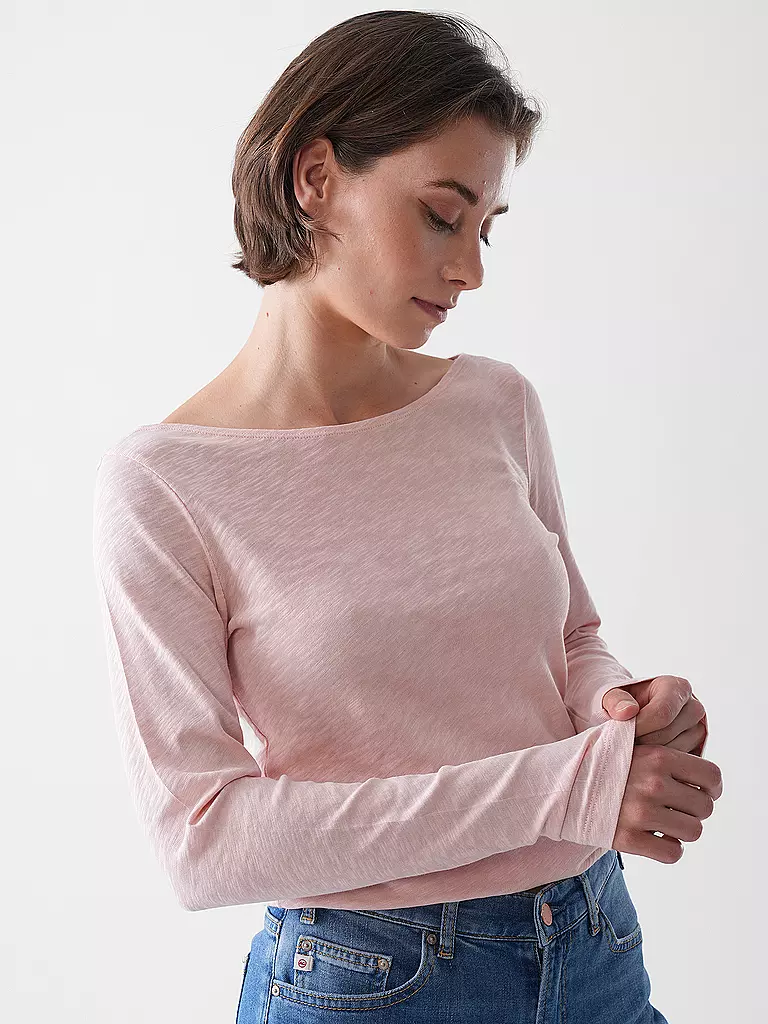 MARC O'POLO | Camiseta de manga larga | Rosa