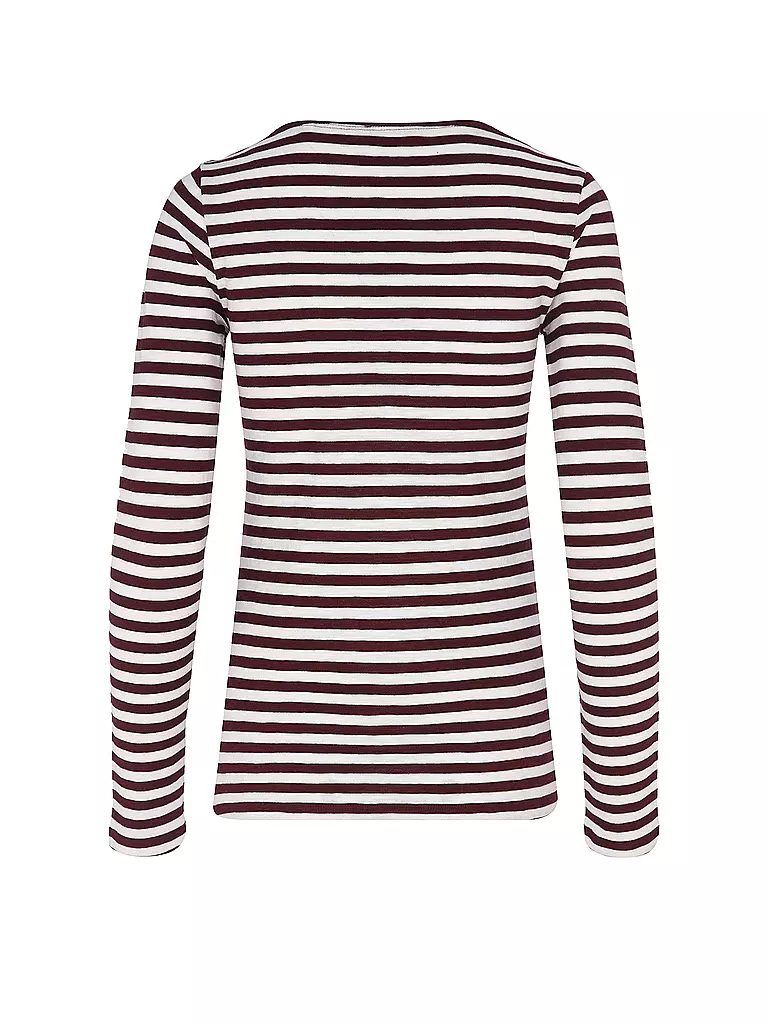 MARC O'POLO | Camiseta de manga larga | Rojo oscuro