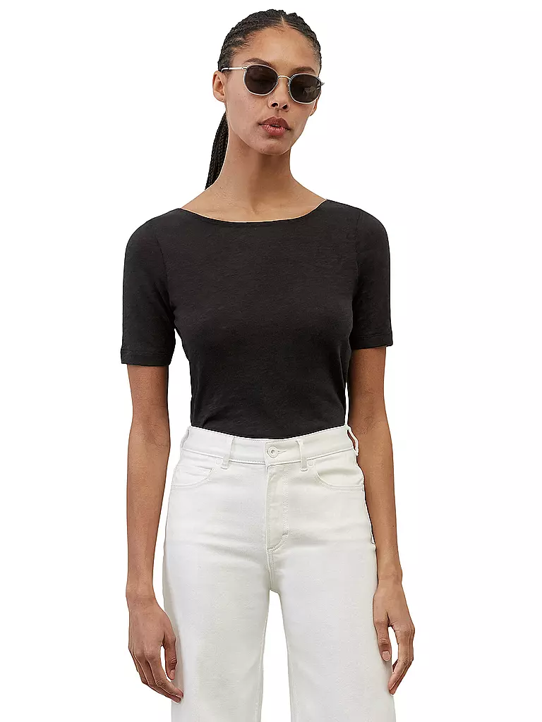 MARC O'POLO | Camiseta | Negro