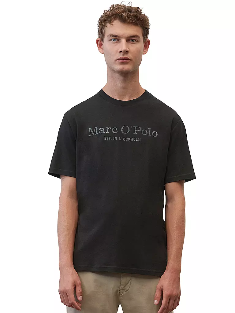 MARC O'POLO | Camiseta | Negro