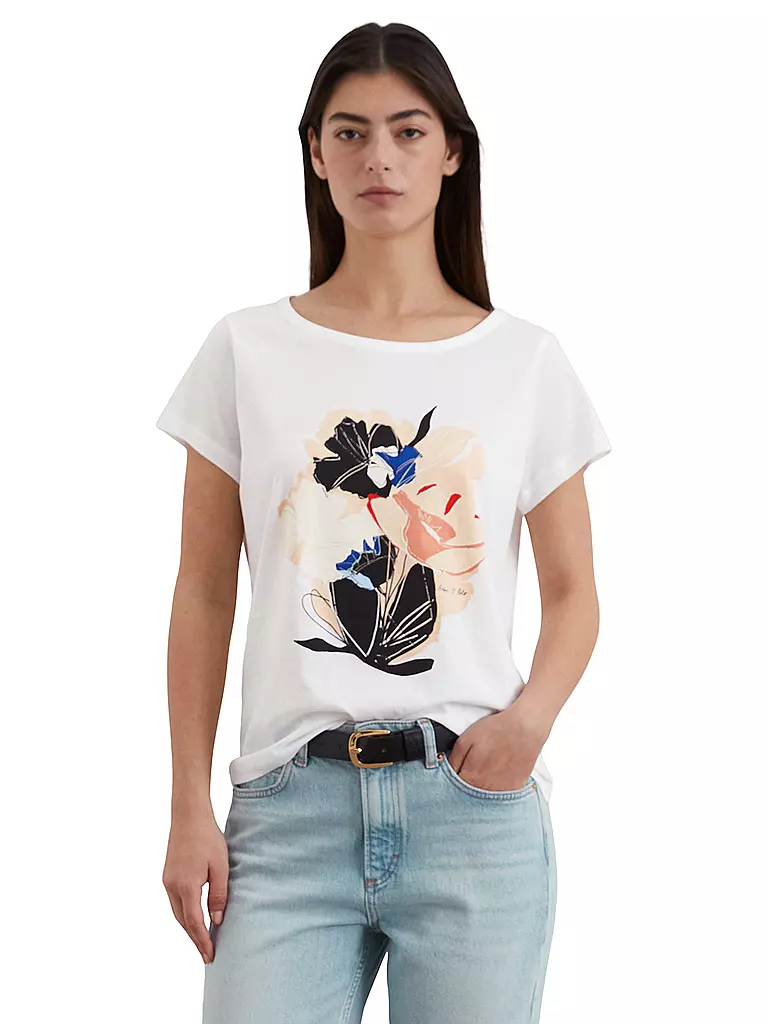 MARC O'POLO | Camiseta | Blanco