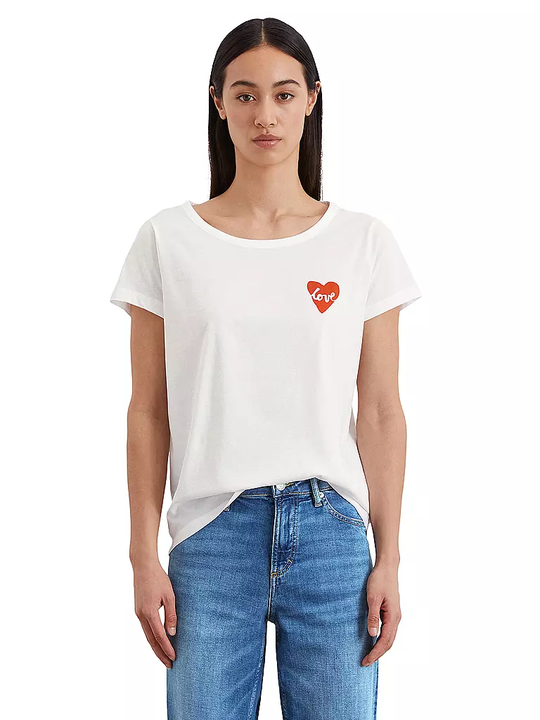 MARC O'POLO | Camiseta | Blanco
