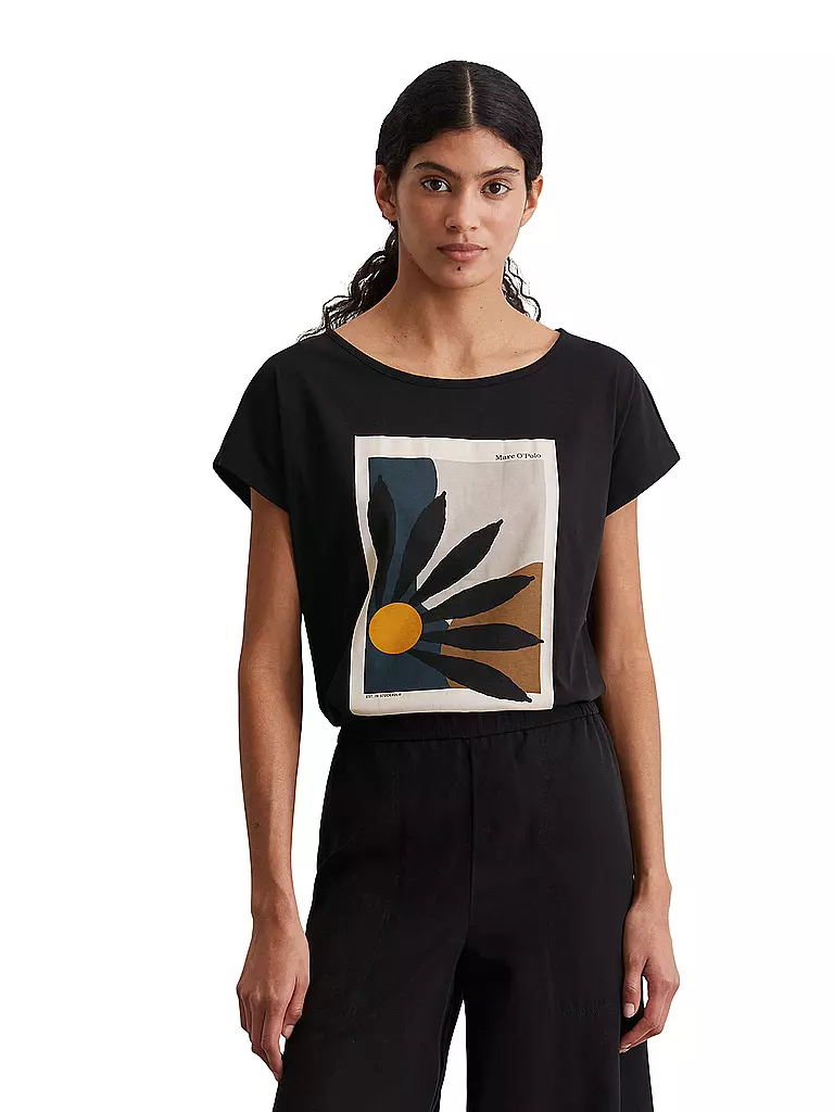 MARC O'POLO | Camiseta | Negro