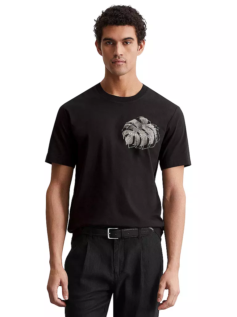 MARC O'POLO | Camiseta | Negro