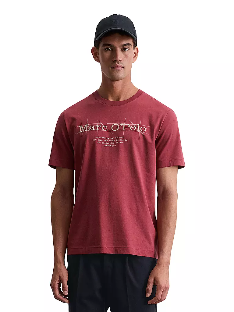 MARC O'POLO | Camiseta | Rojo