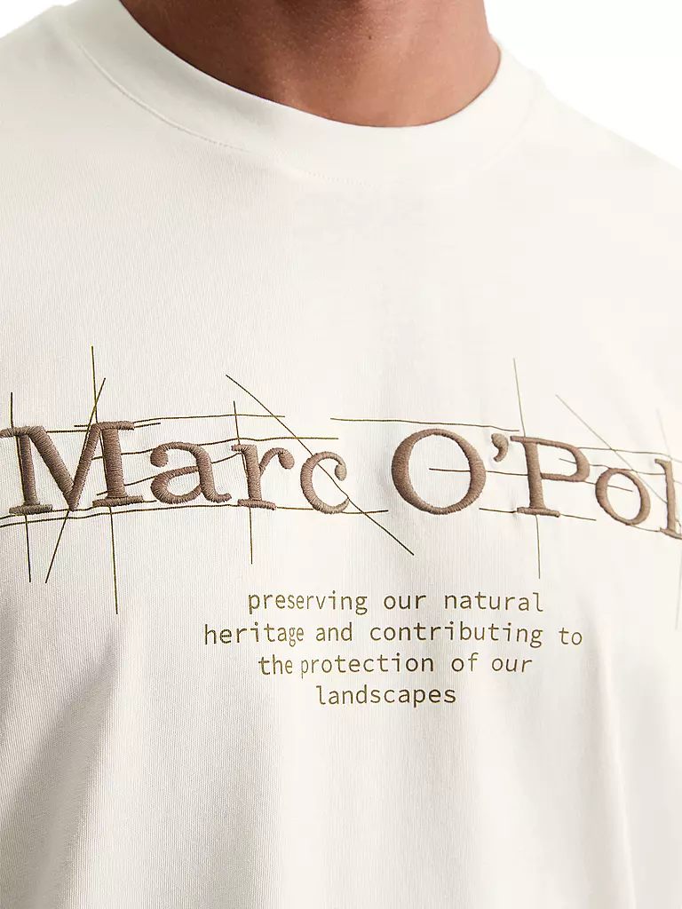 MARC O'POLO | Camiseta | Blanco