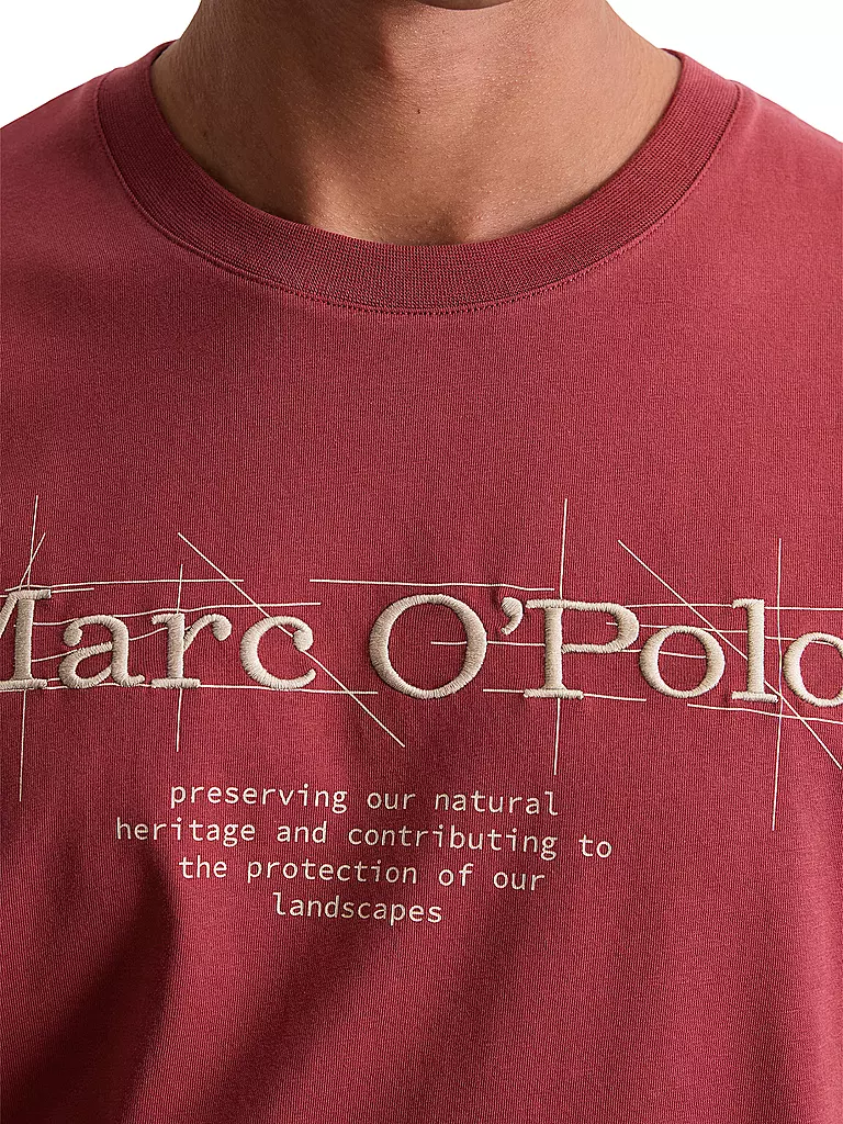 MARC O'POLO | Camiseta | Rojo