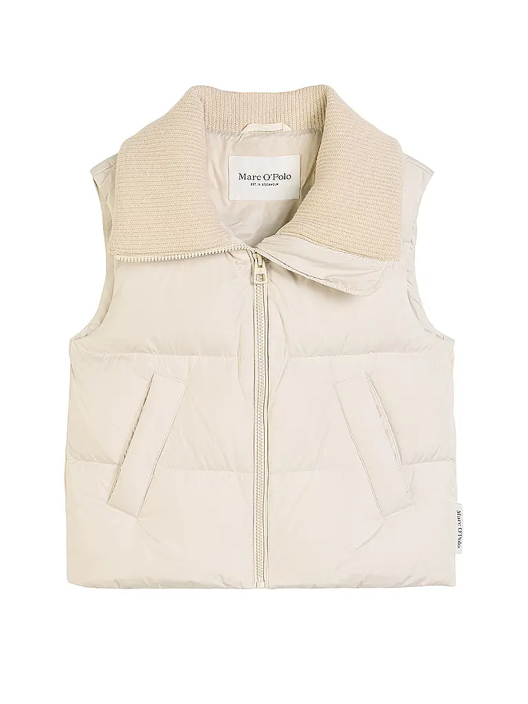 MARC O'POLO | Chaleco acolchado | Crema