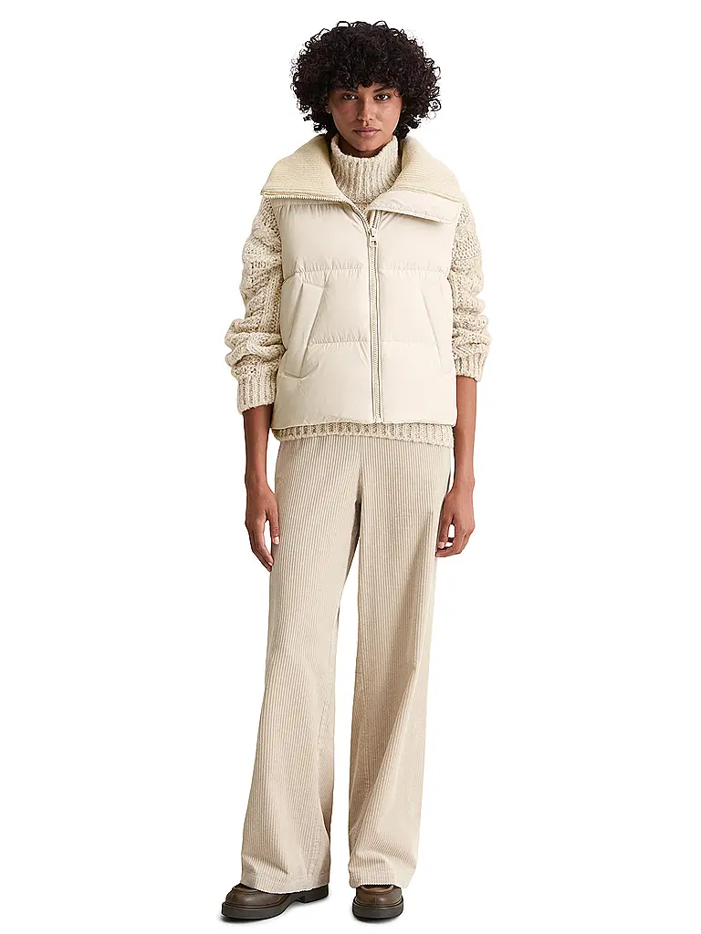 MARC O'POLO | Chaleco acolchado | Crema