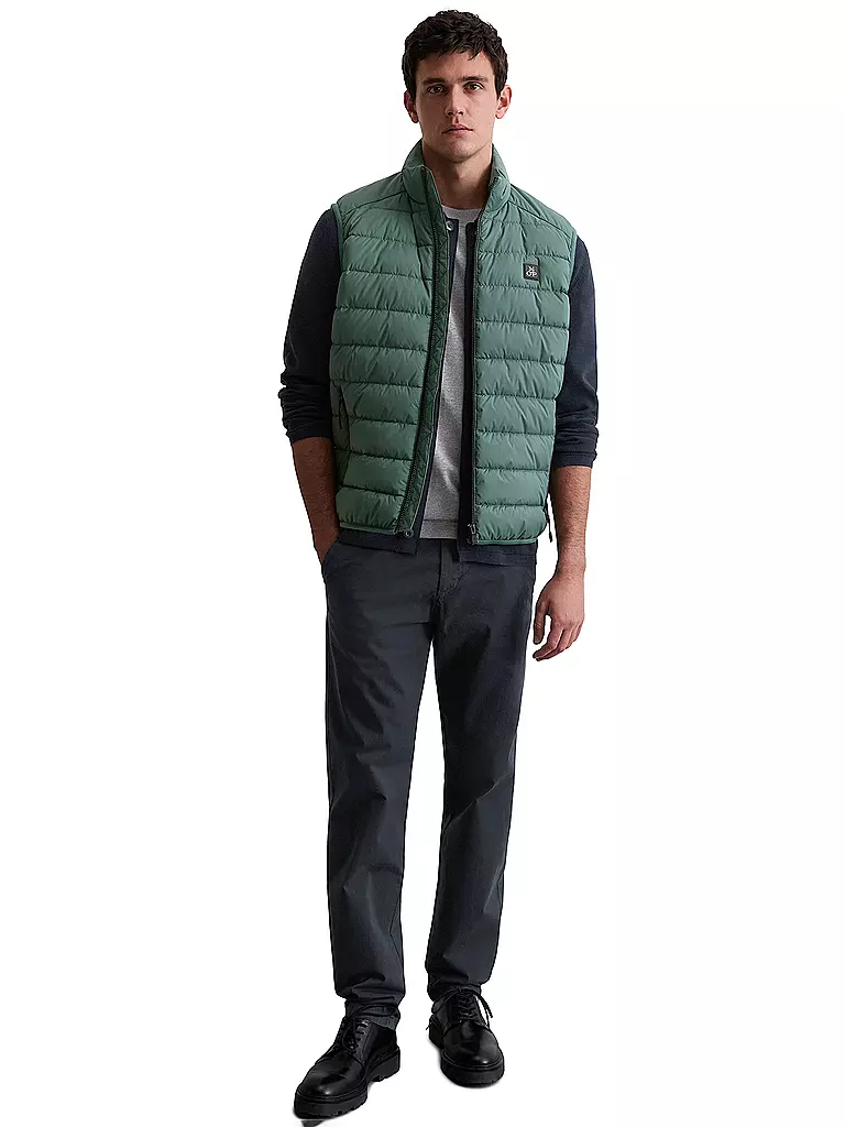 MARC O'POLO | Chaleco acolchado | Verde oscuro