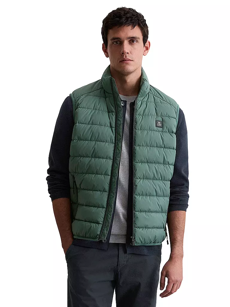 MARC O'POLO | Chaleco acolchado | Verde oscuro