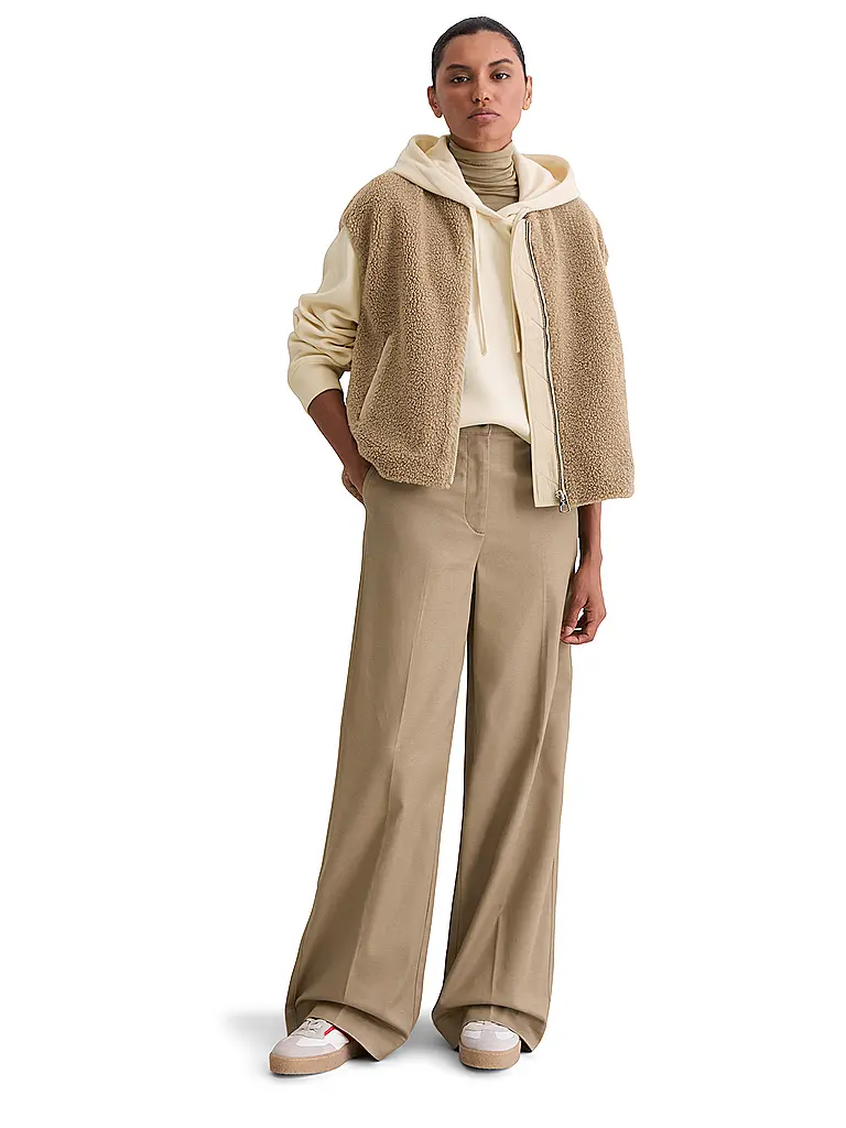 MARC O'POLO | Chaleco de borreguito | Marrón