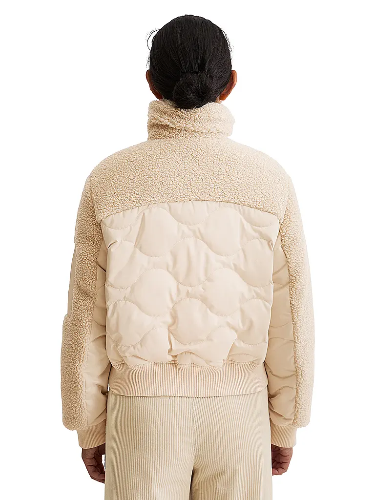 MARC O'POLO | Chaqueta acolchada con aspecto de piel |