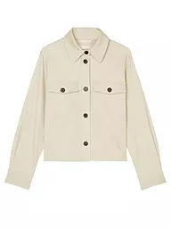 MARC O'POLO | Chaqueta con aspecto de cuero | Beige