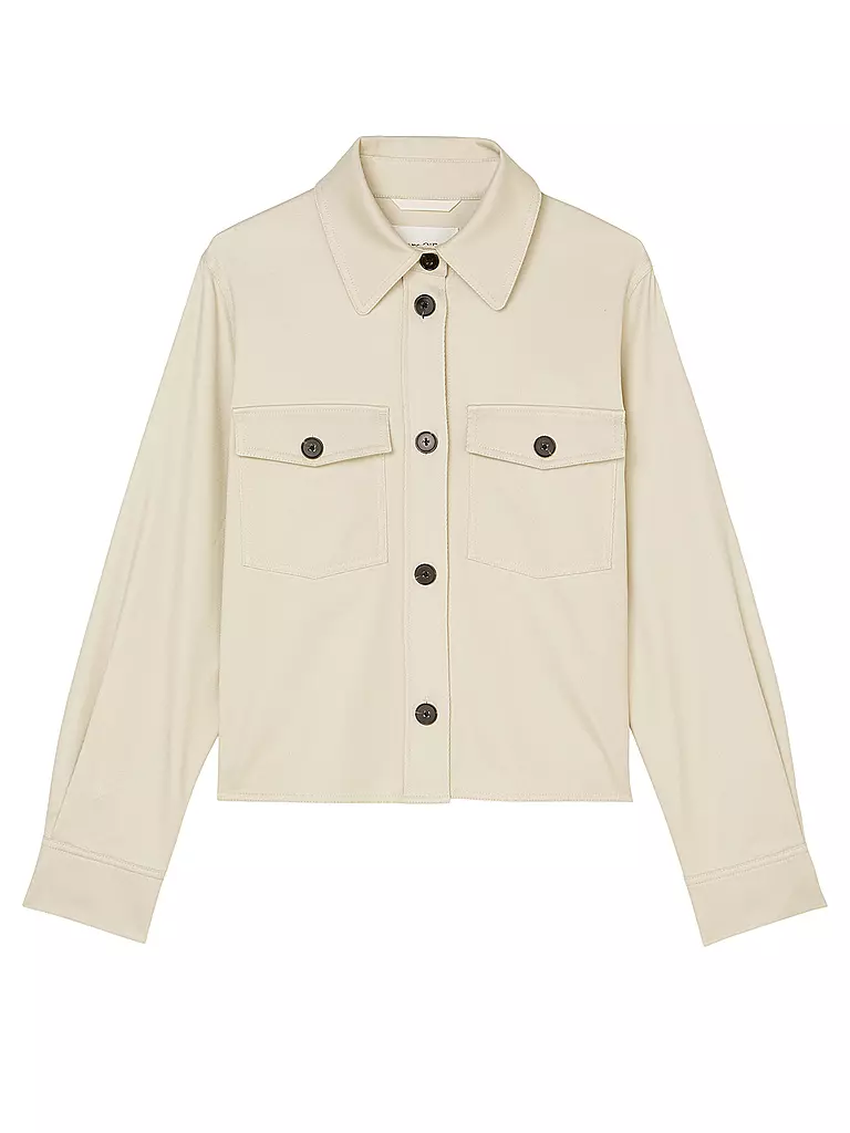 MARC O'POLO | Chaqueta con aspecto de cuero | Beige