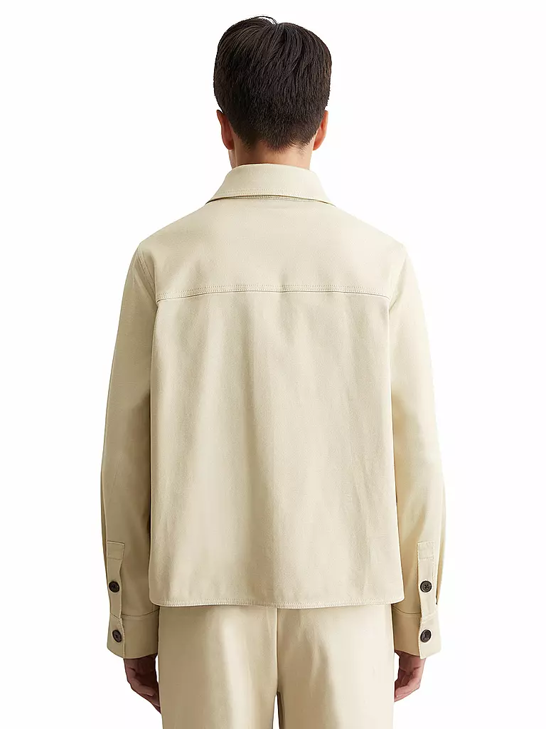 MARC O'POLO | Chaqueta con aspecto de cuero | Beige