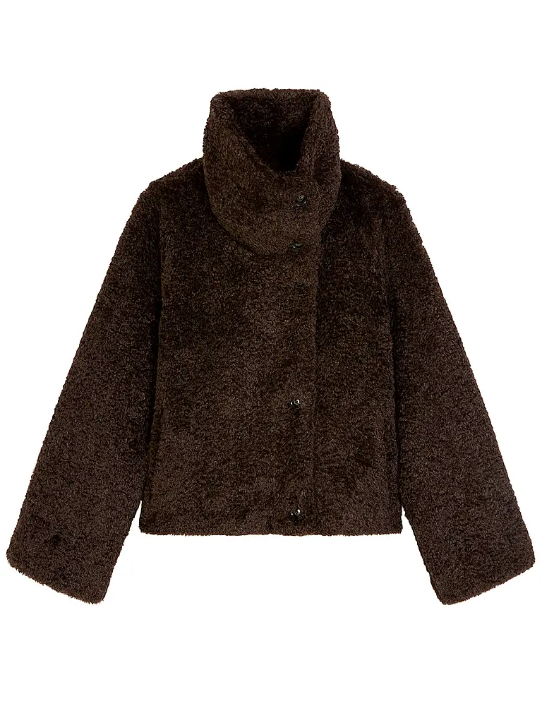 MARC O'POLO | Chaqueta de aspecto de piel | Marrón