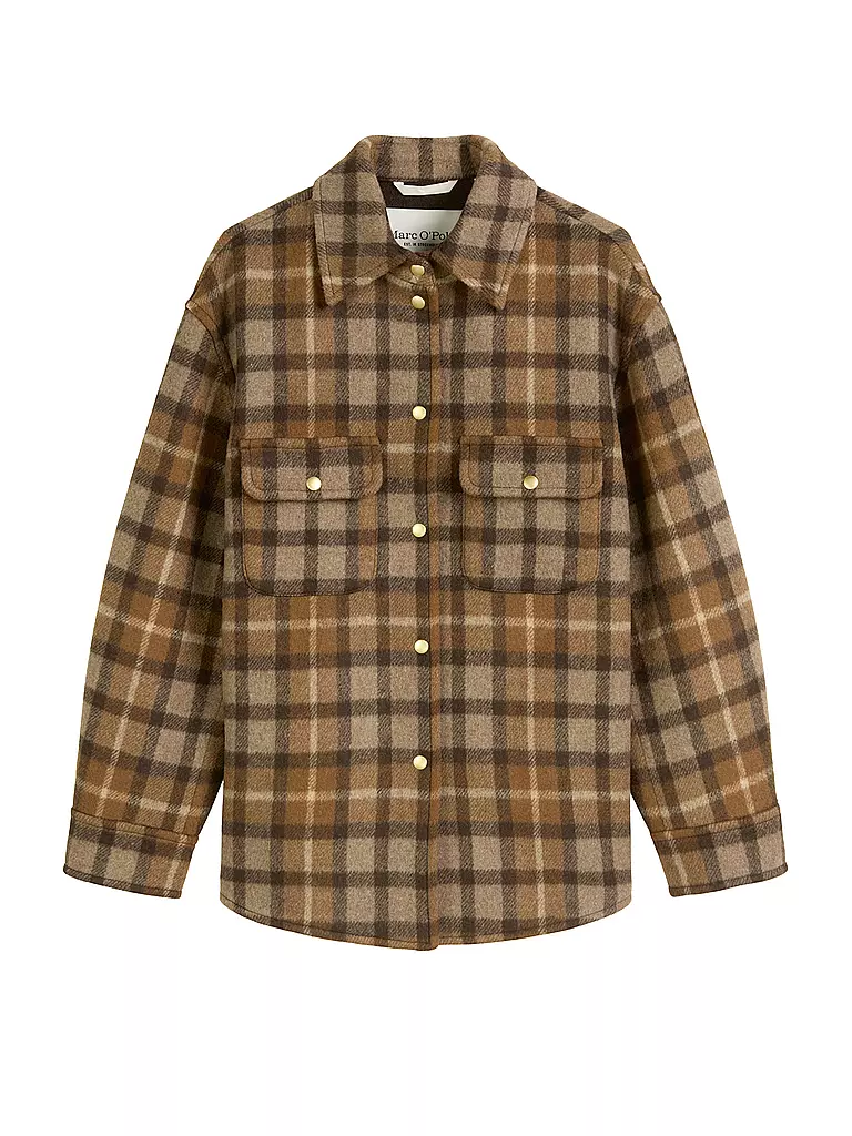 MARC O'POLO | Chaqueta de lana | Marrón