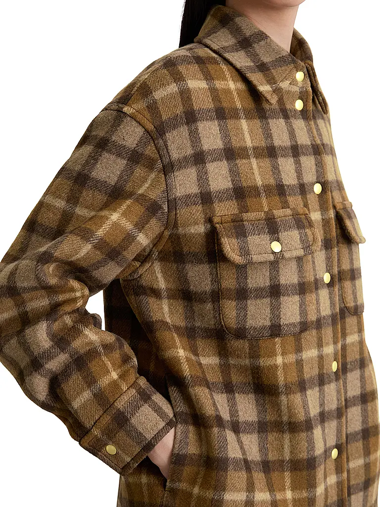 MARC O'POLO | Chaqueta de lana | Marrón
