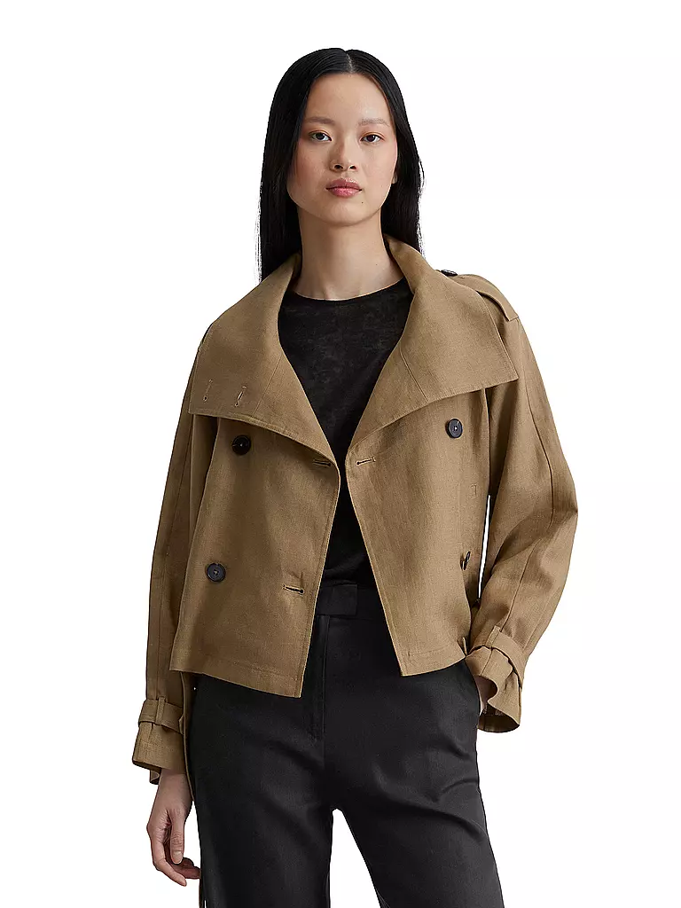 MARC O'POLO | Chaqueta de lino | Marrón