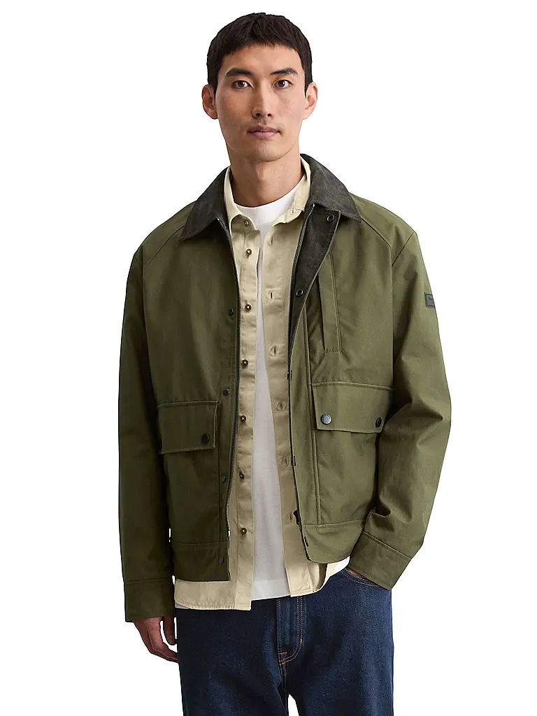 MARC O'POLO | Chaqueta | Verde oscuro