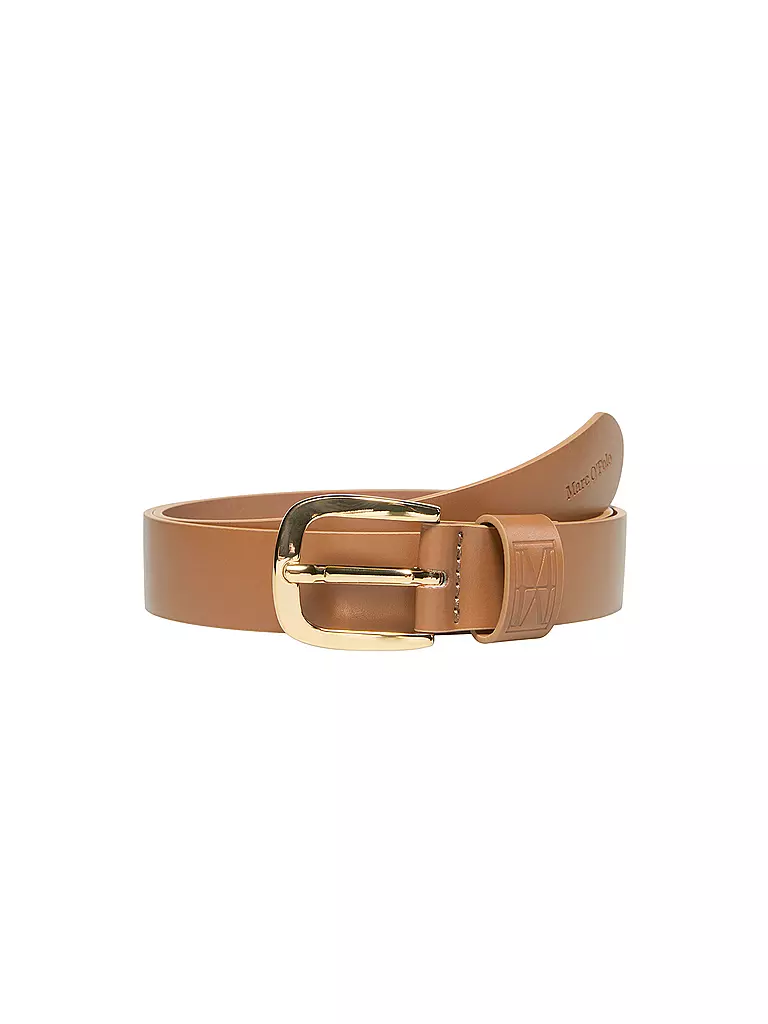 MARC O'POLO | Cinturón de cuero | Camel