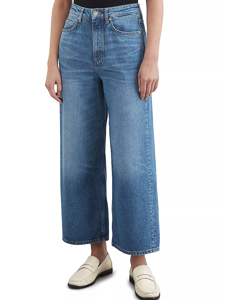 MARC O'POLO | Culotte de talle alto TOLVA | Azul