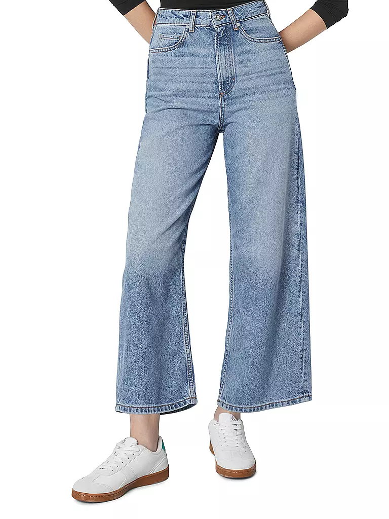 MARC O'POLO | Culotte de talle alto TOLVA | Azul claro