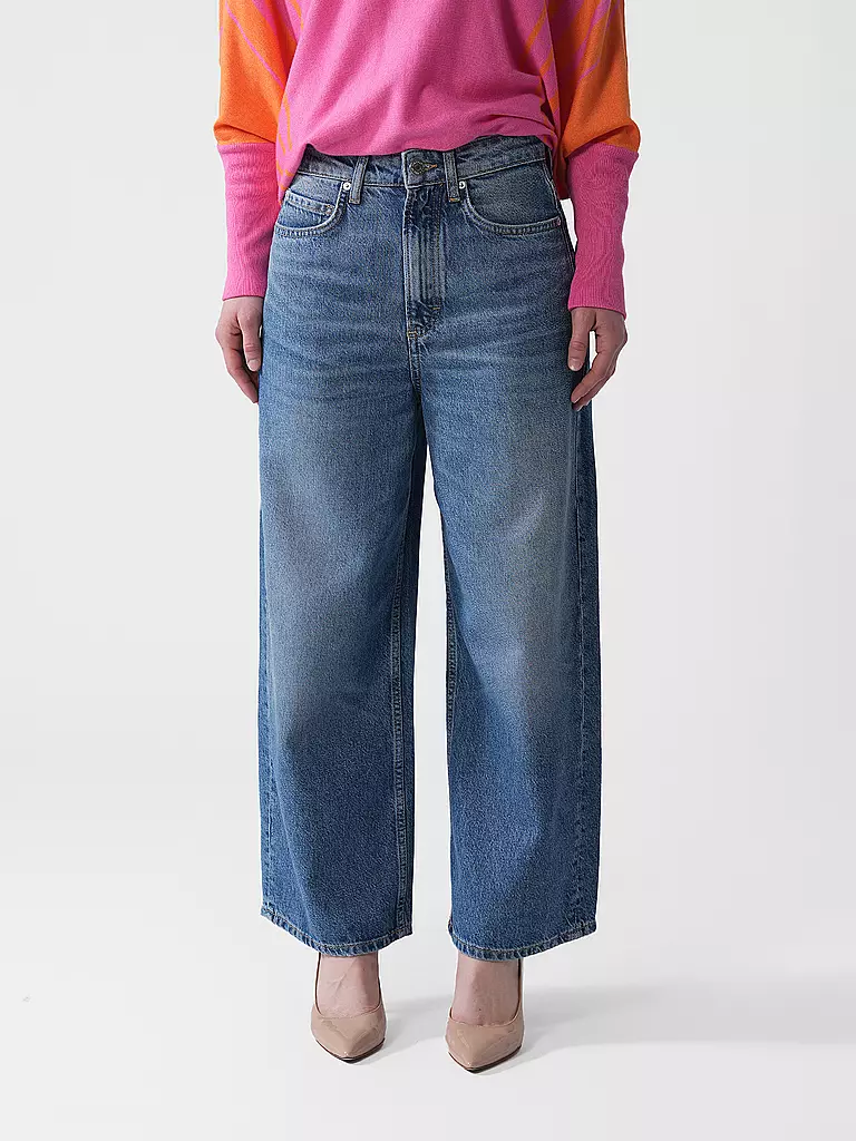 MARC O'POLO | Culotte de talle alto TOLVA | Azul
