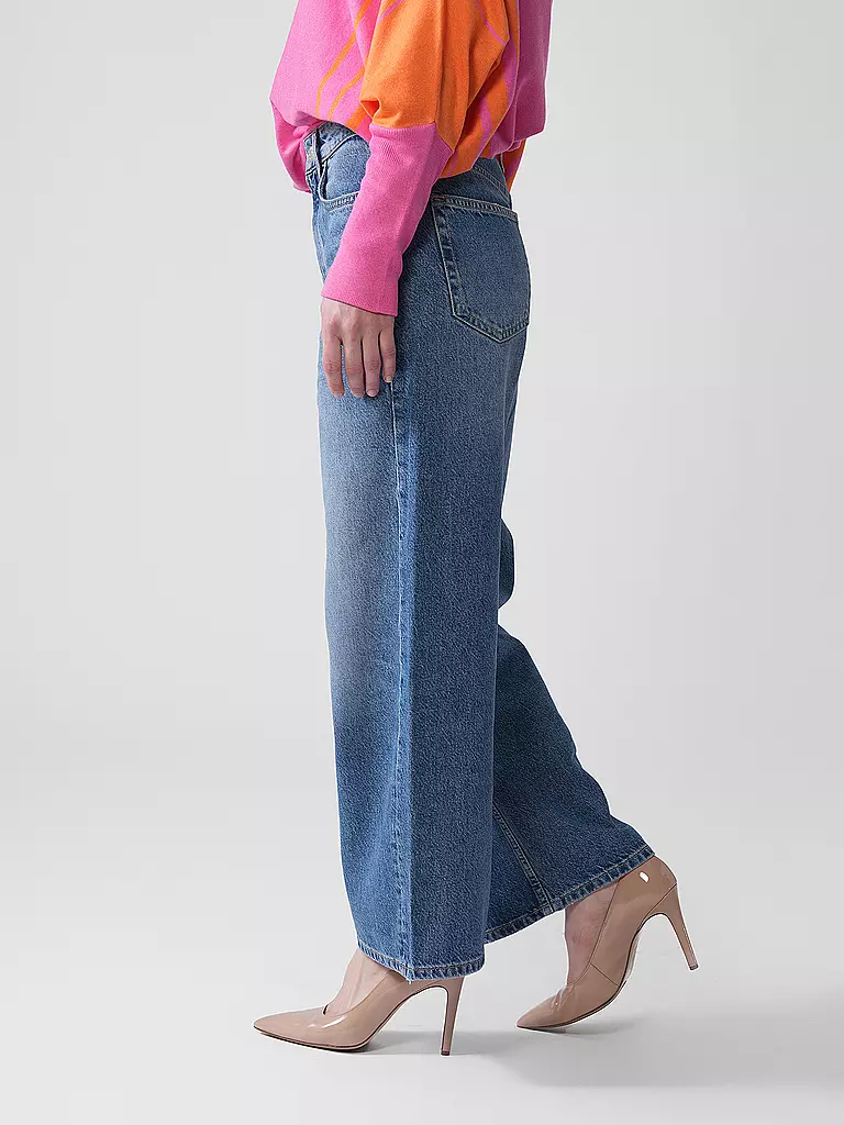 MARC O'POLO | Culotte de talle alto TOLVA | Azul