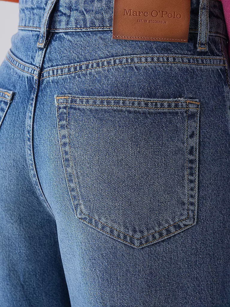 MARC O'POLO | Culotte de talle alto TOLVA | Azul