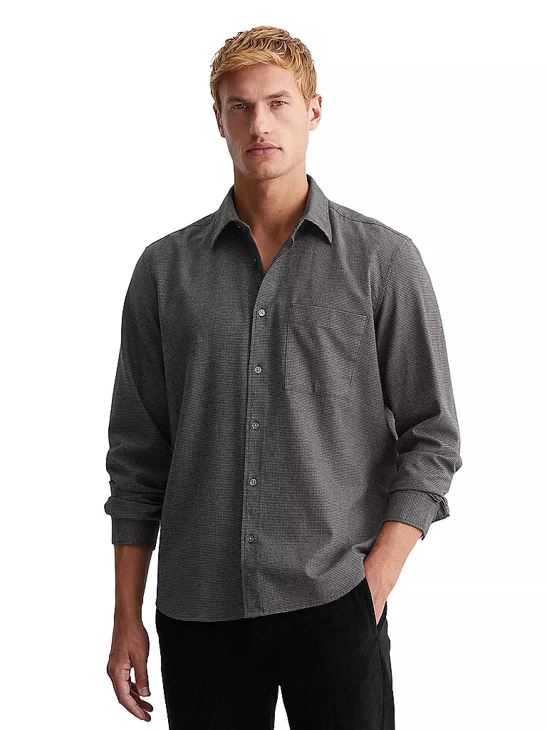 MARC O'POLO | Hemd Regular Fit  | Gris