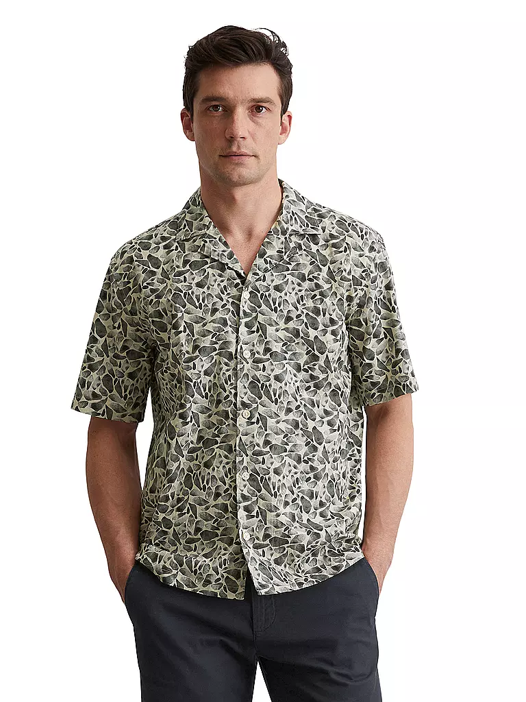 MARC O'POLO | Hemd Regular Fit  | Azul