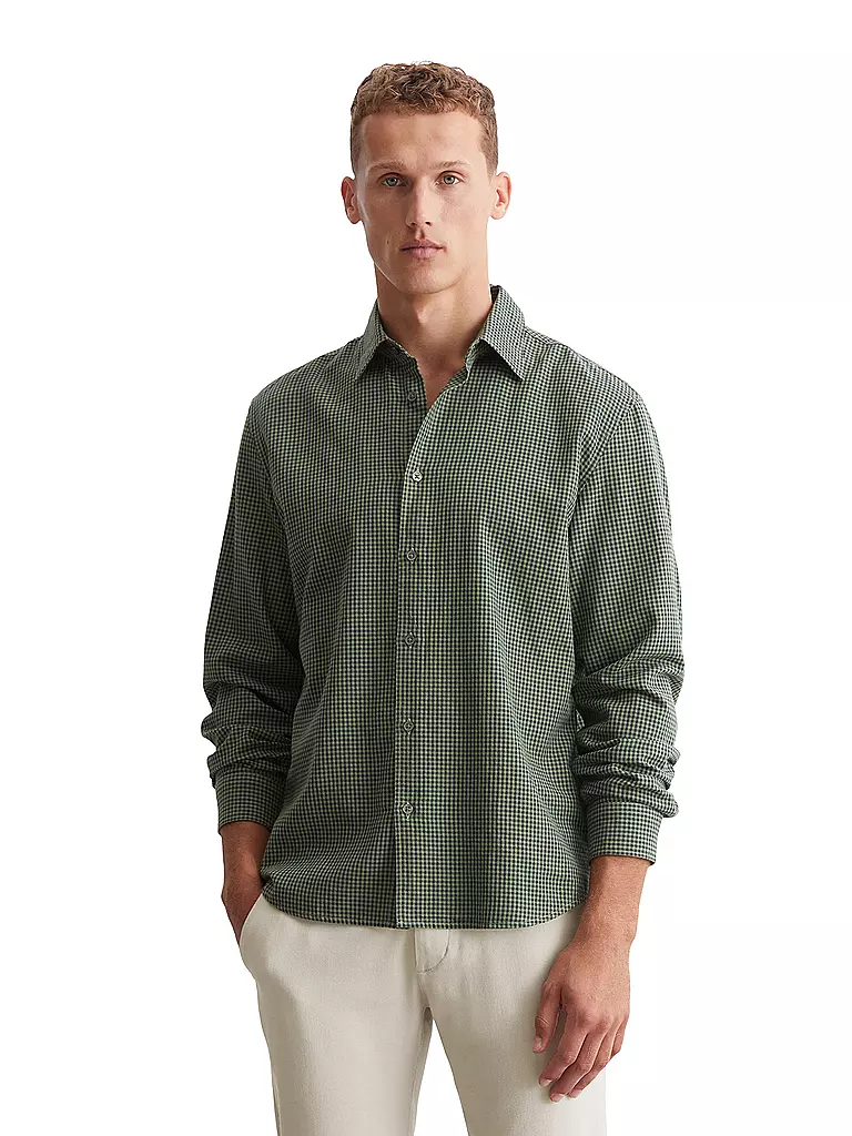 MARC O'POLO | Hemd Regular Fit | Marrón
