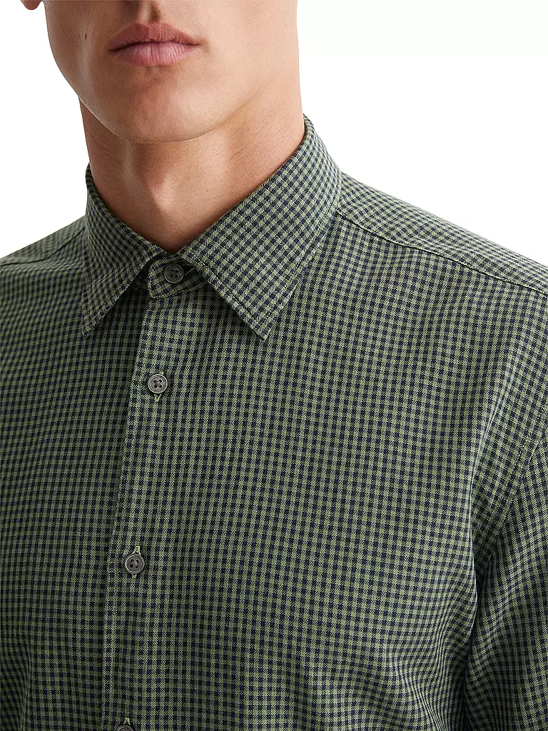 MARC O'POLO | Hemd Regular Fit | Marrón