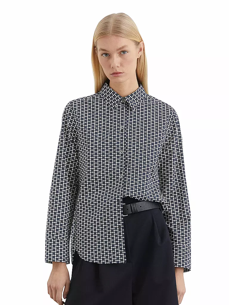 MARC O'POLO | Hemdbluse | Azul oscuro