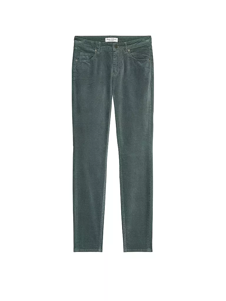 MARC O'POLO | Hose Slim Fit | Verde oscuro