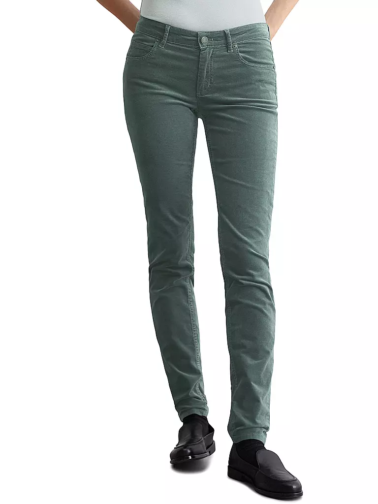 MARC O'POLO | Hose Slim Fit | Verde oscuro